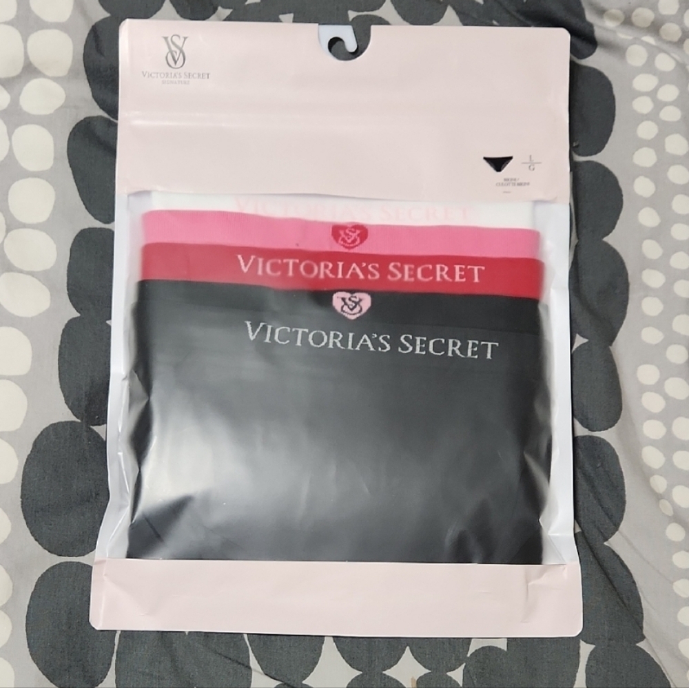 Victoria's Secret 5 Pack Seamless Hearts Bikini Panties - Picture 2 of 3